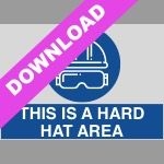 Hard Hat Sign | Free Download