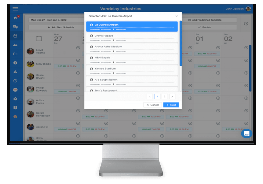 Workforce Scheduling App | Hourly Workforce Tracking