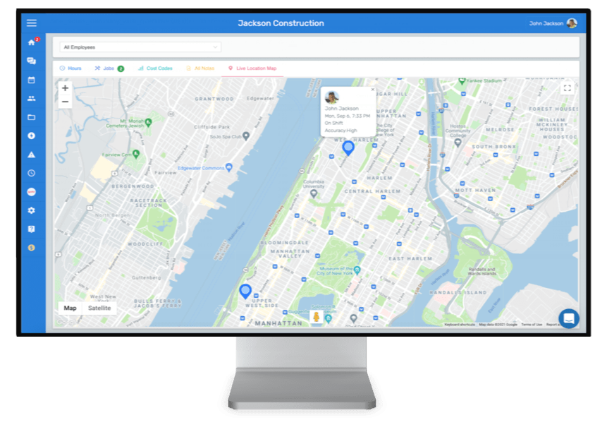 Employee Location Tracking Hourly Workforce Tracking