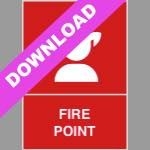 Fire Point Red Sign Free Download