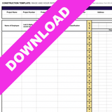 Certified Payroll - Wage And Hour Free Template