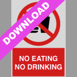 No Eating No Drinking Red Sign Free Download